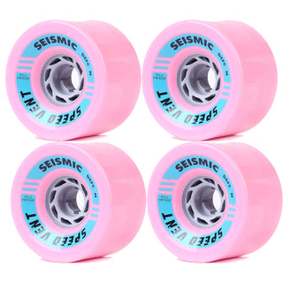 Seismic Wheels Speed Vent Bubblegum 85mm x 52mm 77A