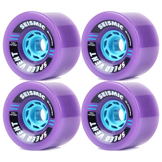 Seismic Wheels Speed Vent Translucent Purple 85mm x 52mm 79A