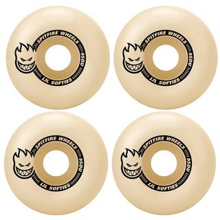 Spitfire Skateboard Wheels 52mm F4 95A Lil Softies Classic Natural