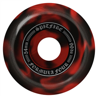Spitfire Skateboard Wheels 54mm F4 99A OG Classics Swirl Black/Red