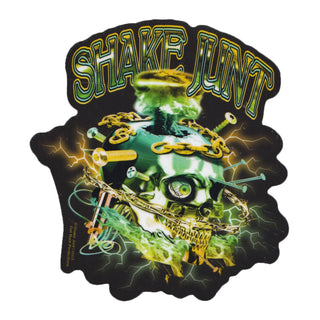 Shake Junt Skateboard Sticker Skull Skrew 4" x 4.5"