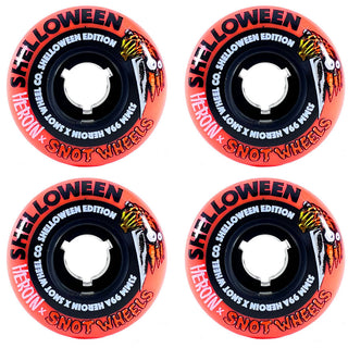 Snot Wheel Co. Skateboard Wheels 53mm Shelloween Boogerthane 99A Orange