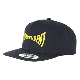 Independent Trucks Hat Span Embroidered Snapback Navy/Yellow