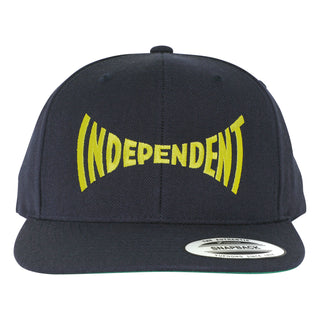 Independent Trucks Hat Span Embroidered Snapback Navy/Yellow