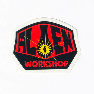 Alien Workshop Skateboard Sticker OG Logo Red 2.75" x 2"