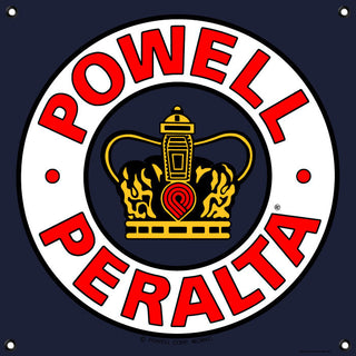 Powell Peralta Skateboard Shop Banner - Supreme - Vinyl 20" x 20"