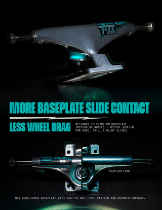 Thunder Skateboard Trucks T-II Polished 147 (8.0") Silver