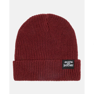 Thrasher Magazine Beanie Sk8 Goat Skate & Destroy Maroon
