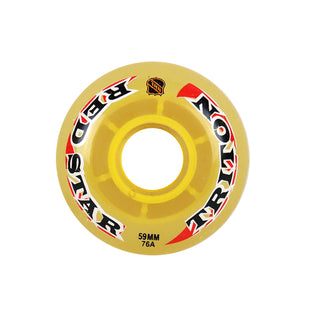 Redstar Roller Hockey Wheels - Triton 59mm 76A Yellow (10-Pack)