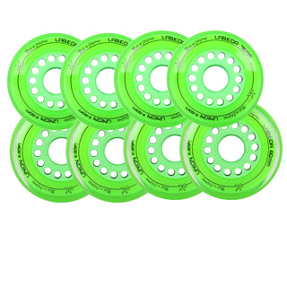 Labeda Roller Hockey Wheels - Union 76/80 HiLo 76A Green (8-Pack)