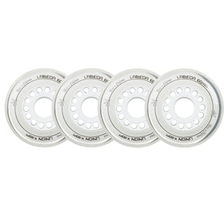 Labeda Roller Hockey Wheels - Union 80mm 76A White (4-Pack)