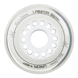 Labeda Roller Hockey Wheels - Union 80mm 76A White (Single)