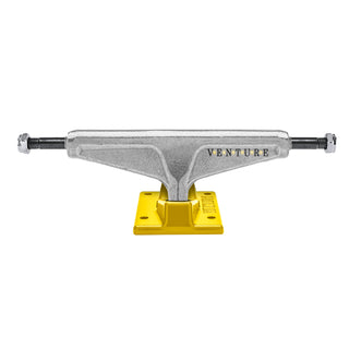 Venture Trucks OG Dots Polished/Yellow 5.0 High (7.63" Axle)