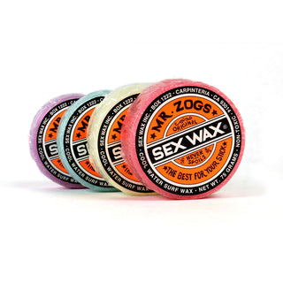 Mr. Zogs Sex Wax Original Cool Water Surf Wax 4-Pack