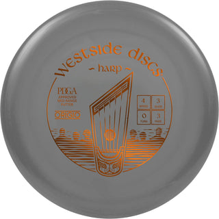 Westside Disc Golf Origio Harp Midrange Disc 4/3/0/3 Black/Gold 176 grams