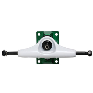Core Hollow Trucks 5.25 (8.0") White With Green Base (Hollow Kingpin)