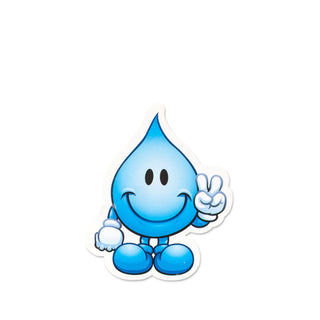 World Industries Skateboard Wax Wet Willy Blue with Sticker