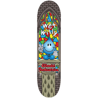 World Industries Skateboard Deck Wet Willy Stained Glass 8.25"